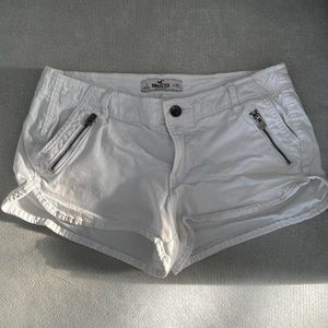 Hollister white shorts
